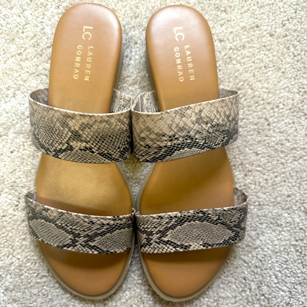 Lauren Conrad Leather Sandals